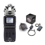 ZOOM H5 (resmi) +acc pack: portable audio recorder video dslr